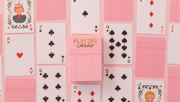 Pink Library Card Deck Of Playing Cards gallery