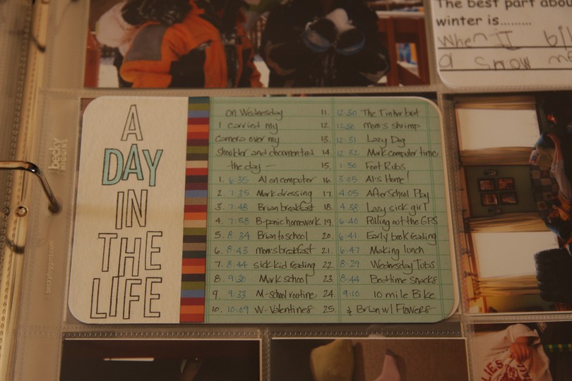 Day in the Life card