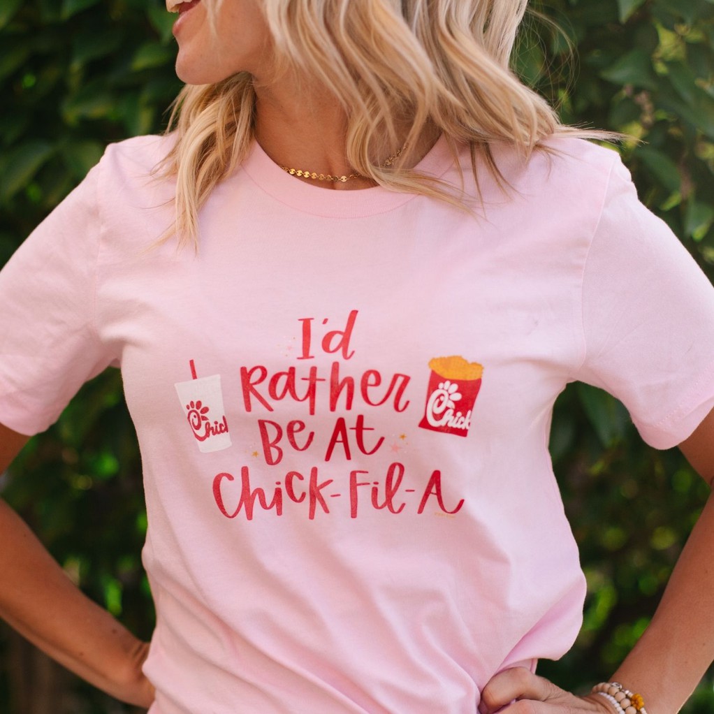I'd Rather Be At CFA Tee item