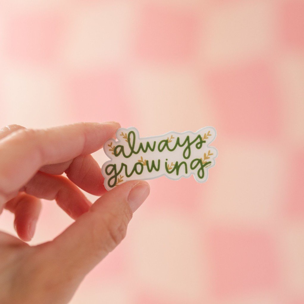Always Growing Clear Decal Sticker item