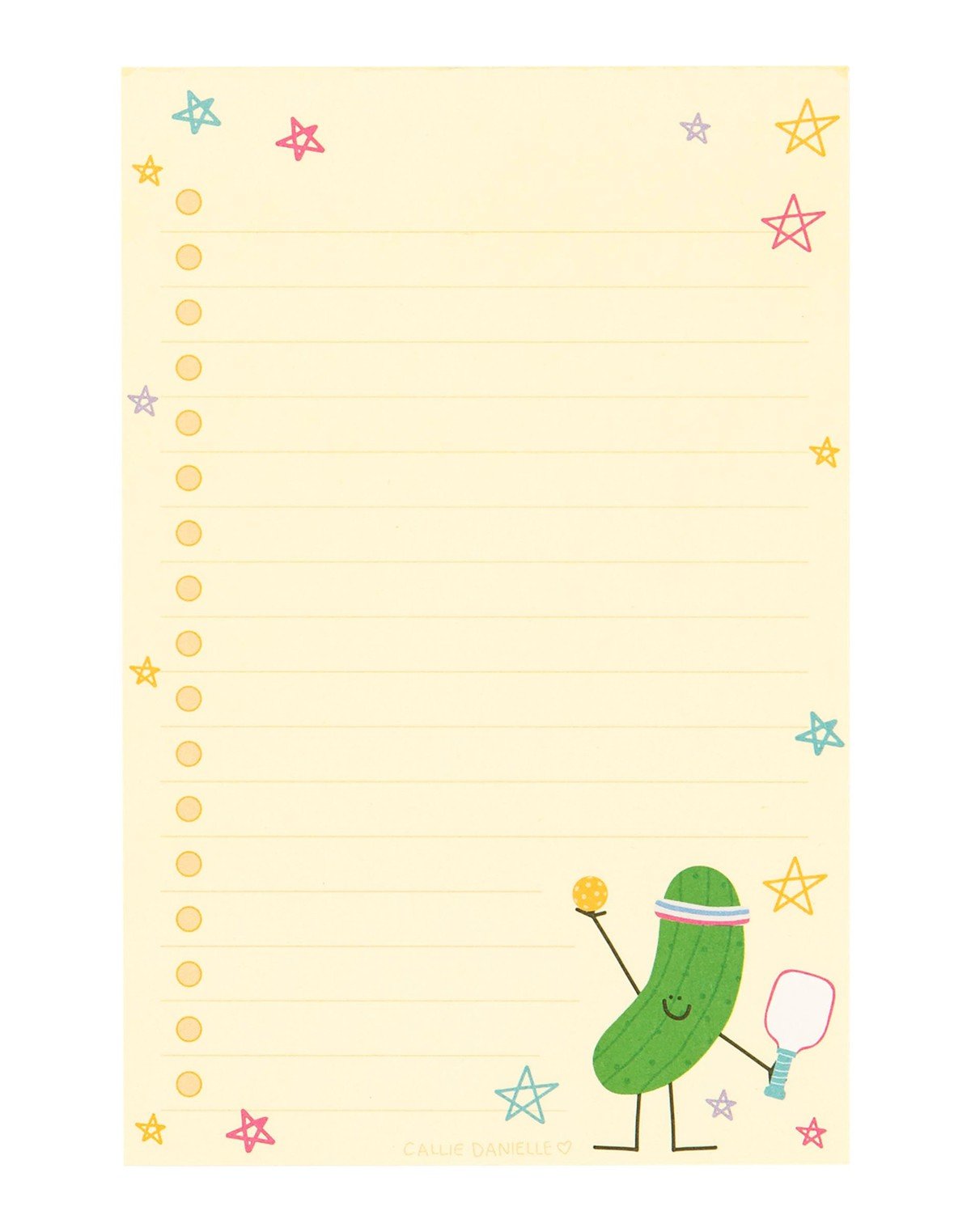 Pickleball Pickle Notepad item