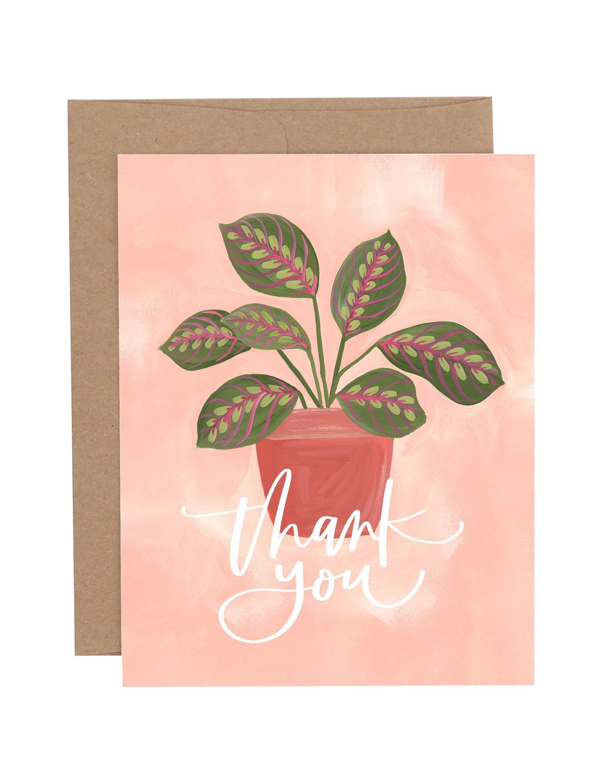 Plant Thank you Greeting Card item