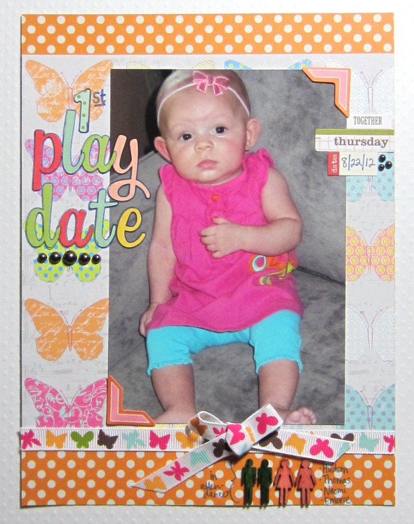 First Playdate {mini page} *veneer and pp background challenges* by cccjenn gallery