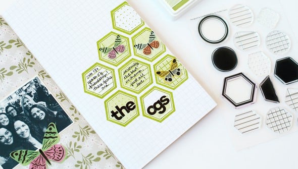 Stamp Set : 4x6 Hex + Circle Labels by Goldenwood Co gallery