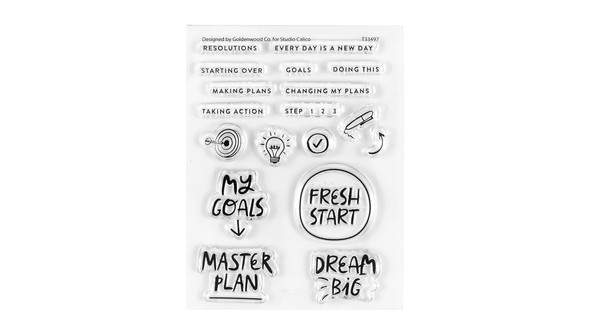 Stamp Set : 3x4 My Goals by Goldenwood Co gallery