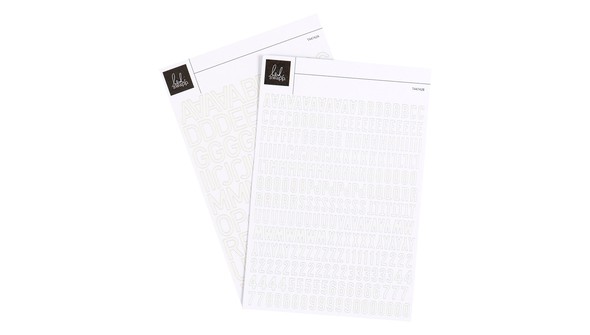 4×6 Two Scoops Alphabet Stickers - Cream gallery