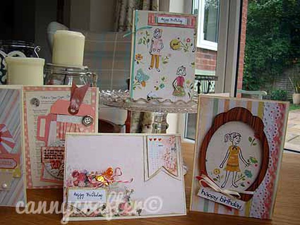 Cards for World Card making Day by cannycrafter gallery