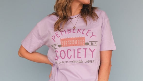 Pemberley Society - Pippi Tee - Lilac gallery