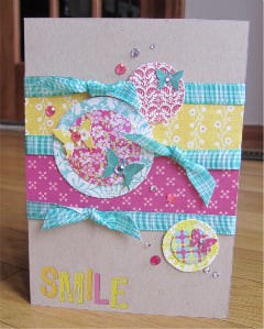 Smile card (KPSketchbook 3 Day 2)