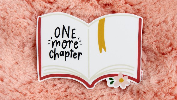One More Chapter Decal Sticker gallery