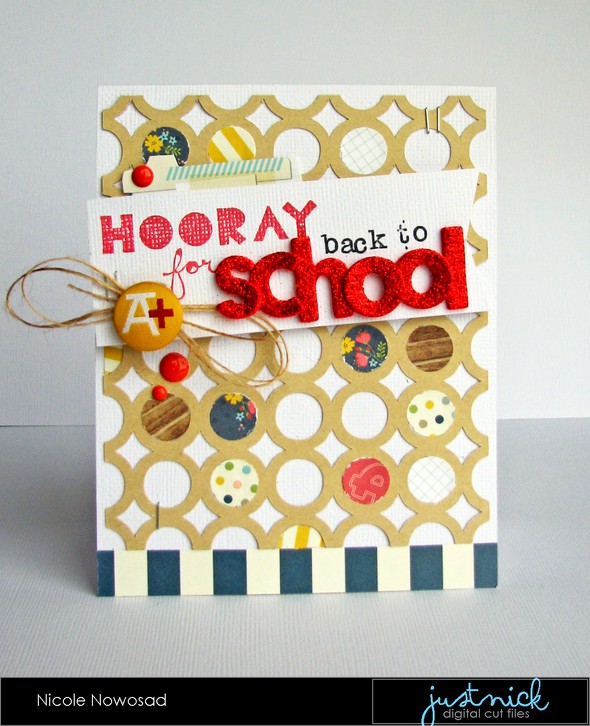 Hooray for school card by nicolenowosad gallery