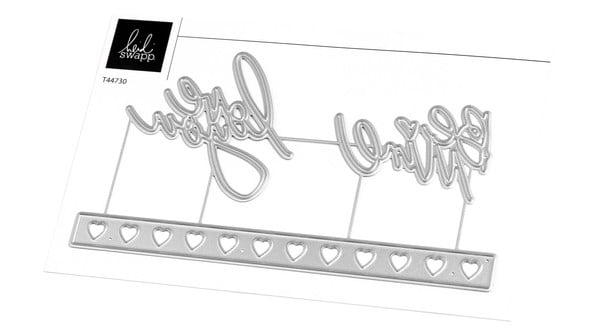 Metal Die Set - Mini Words & Confetti gallery