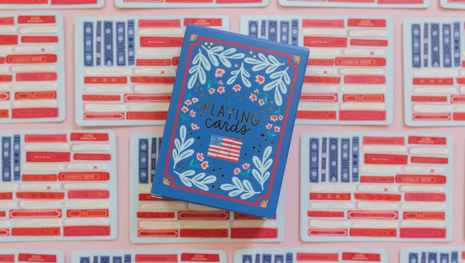 American Flag Books Deck of Playing Cards - Pippi Post
