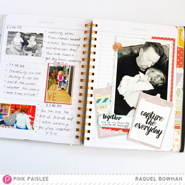 Memory Notebook *Pink Paislee* by raquel gallery