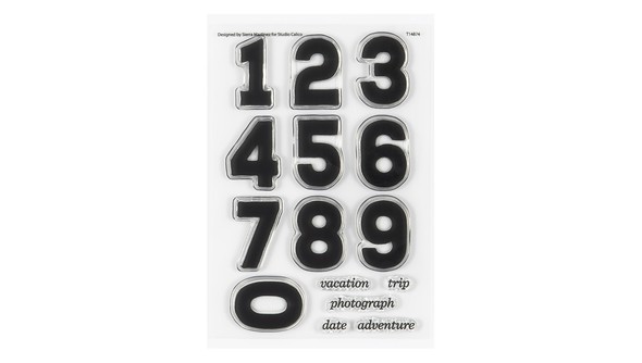 Stamp Set : 4×6 Travel Numbers by Sierra Martinez gallery