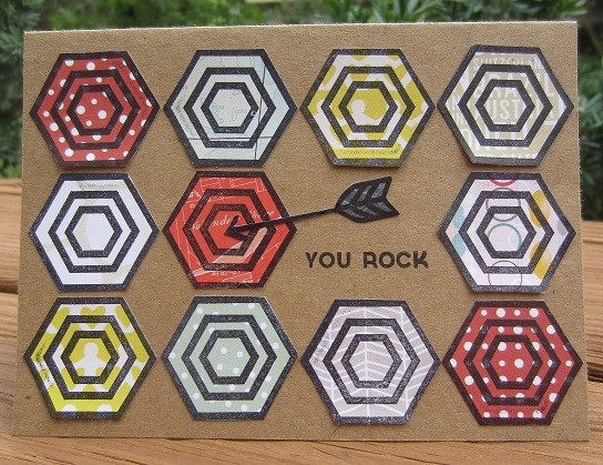 You Rock Hero Arts/Studio Calico card