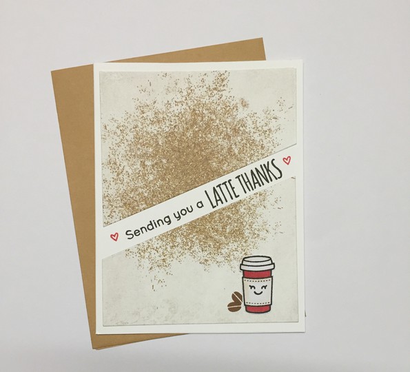 Latte Thanks Card