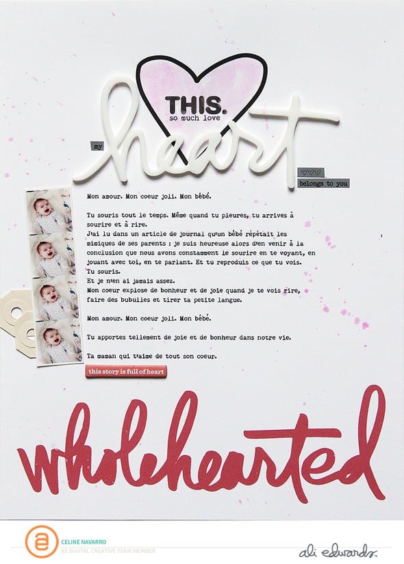 Wholehearted | Ali Edwards CT by celinenavarro gallery