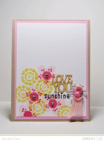 Love You Sunshine *Card Kit Only*