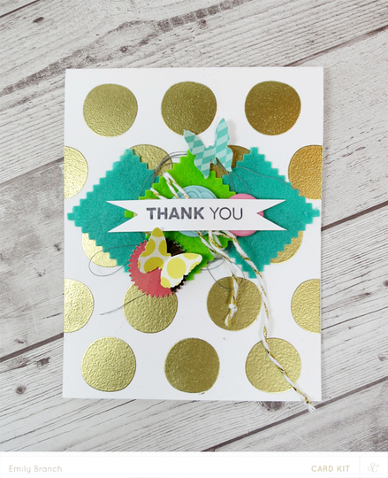 Dotted Thank You Card