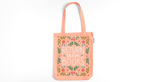 Return These Books Tote Bag gallery