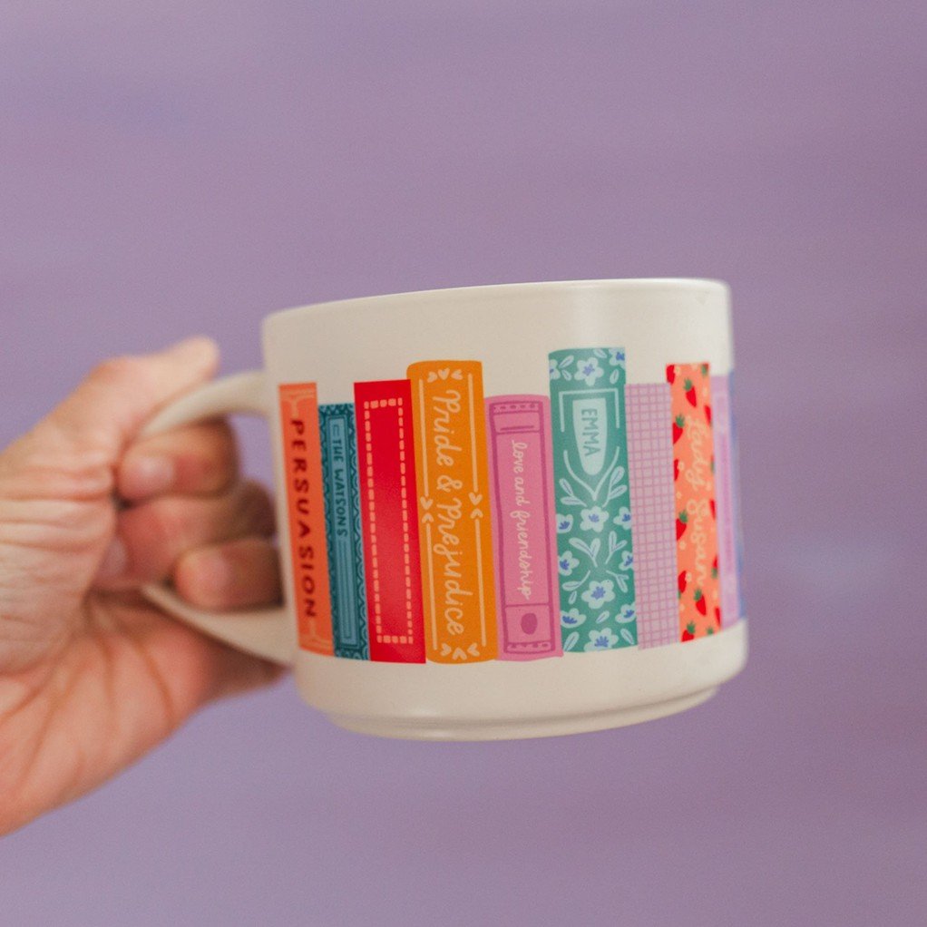 Jane Austen Books Large Ceramic Mug item