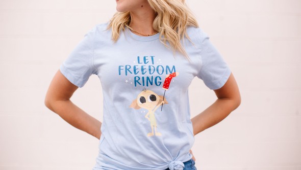 Let Freedom Ring Tee - Baby Blue gallery