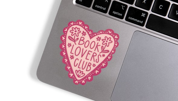 Book Lovers Club Decal Sticker gallery