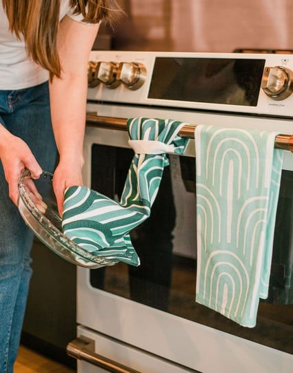 Dish towel holder ideas best sale