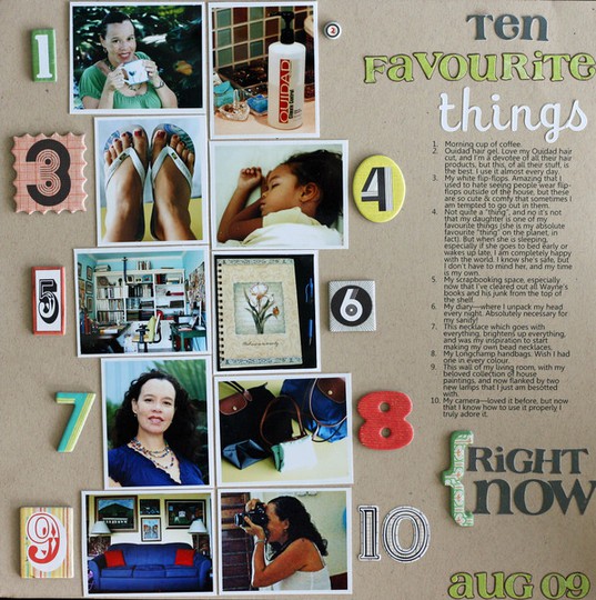 10 favourite things