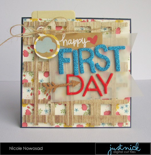 Happy first day card