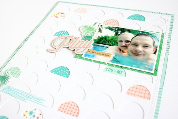 Play in the sunshine scrapbooking layout 3 original