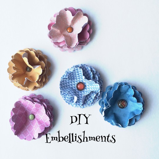 DIY Embellishments: Layered Flowers