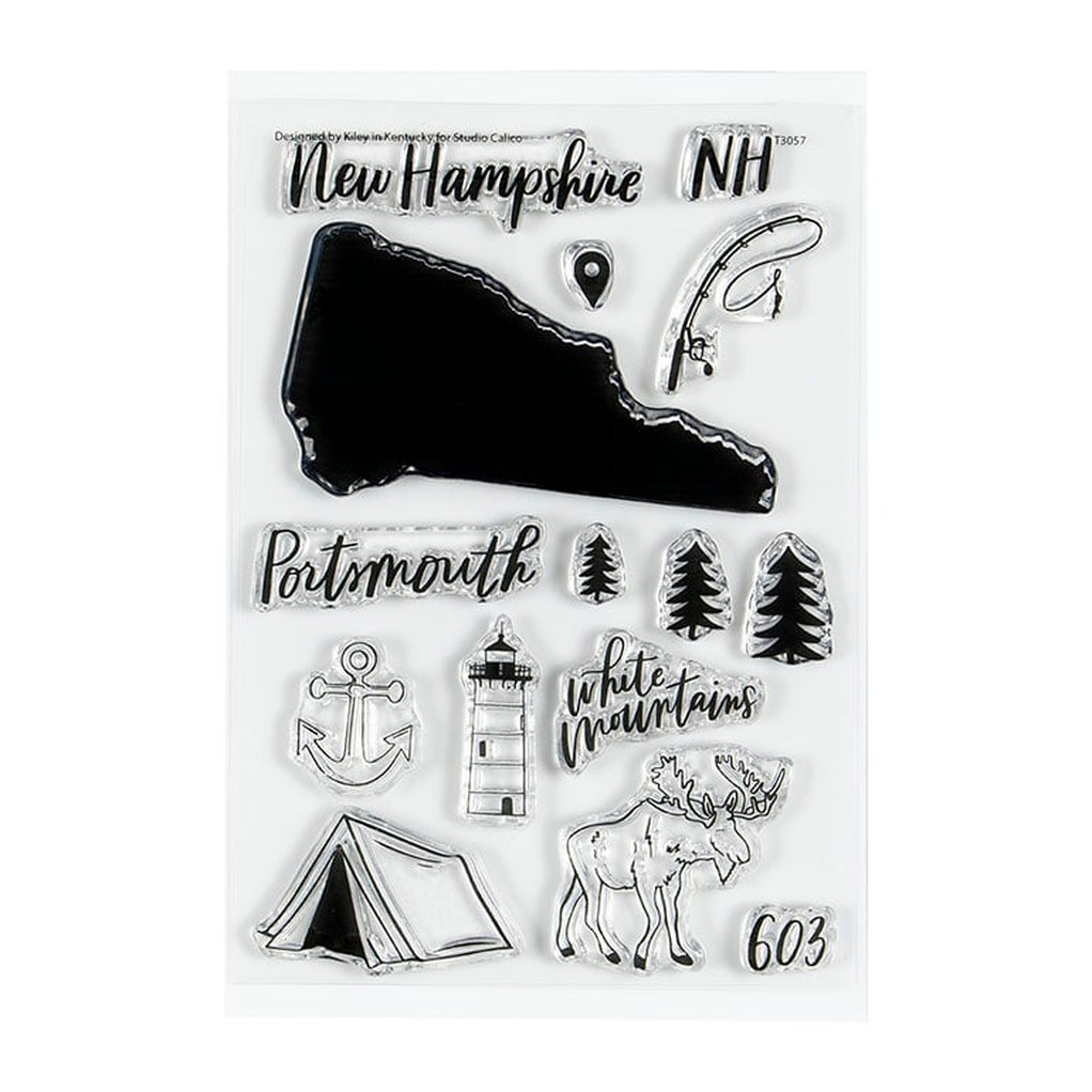 Stamp Set : 4x6 New Hampshire by Kiley in Kentucky item