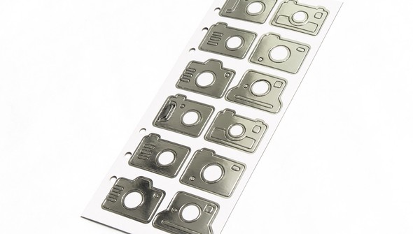 Color Theory Bulk Chipboard Cameras - Platinum Status gallery