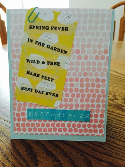 Best Day Ever Spring Card