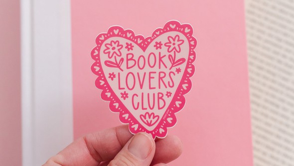 Book Lovers Club Decal Sticker gallery