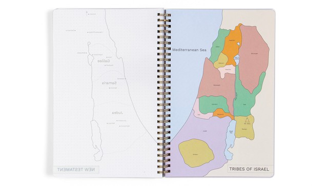Notebook - Happy Daisy with Maps, 7 of 10