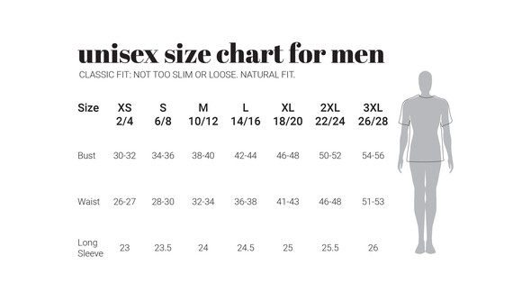 30a unisexmen sizecharts original