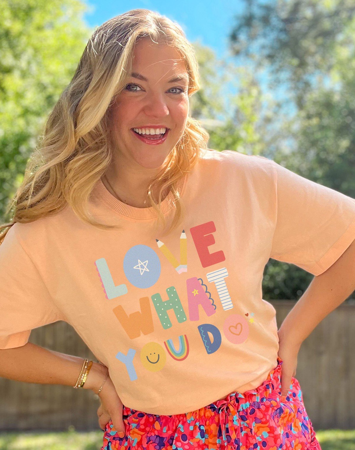 Love What You Do - Callie Tee - Peachy Pink item