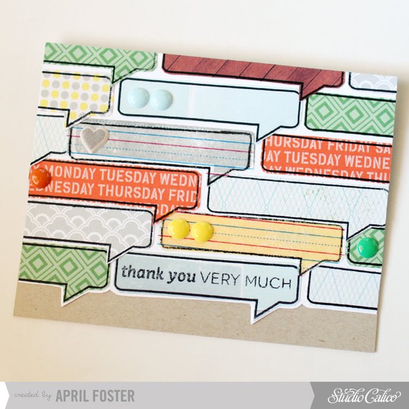 Thank You Very Much Card *card main kit only* by AprilFoster gallery