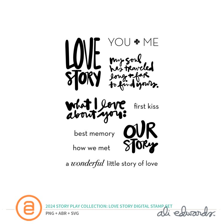 Ali Edwards Design Inc Story Play Love Story Digital Stamp Set scary-short-story-storyboard-by-d57aac59