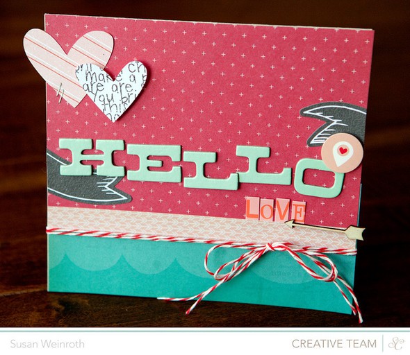 Hello love card