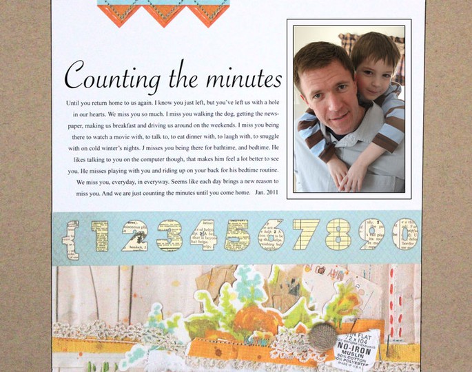 Counting the minutes layout