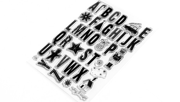 Stamp Set : 6×8 Christmas Alphabet by Goldenwood Co gallery