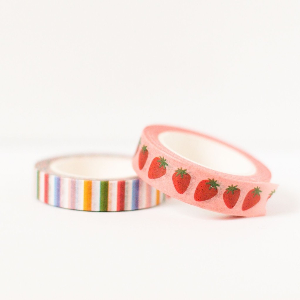 Strawberries Washi Tape Set item