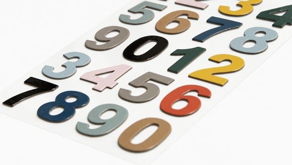 Storytelling Basics Multi-Colored Chipboard Numbers gallery