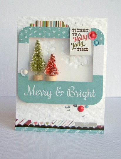 Merry and bright card