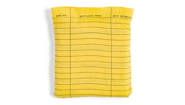 Yellow Library Card Lightweight Foldable Tote Bag gallery
