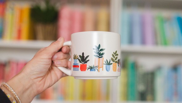 Potted Plants Large Ceramic Mug  gallery